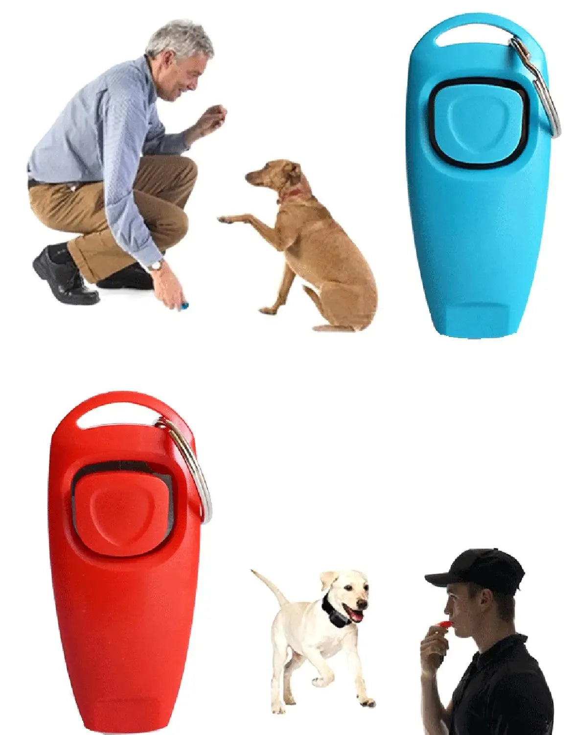 2-In-1 Pet Whistle and Clicker