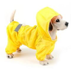 Stylish and Functional Pet Hooded Raincoat