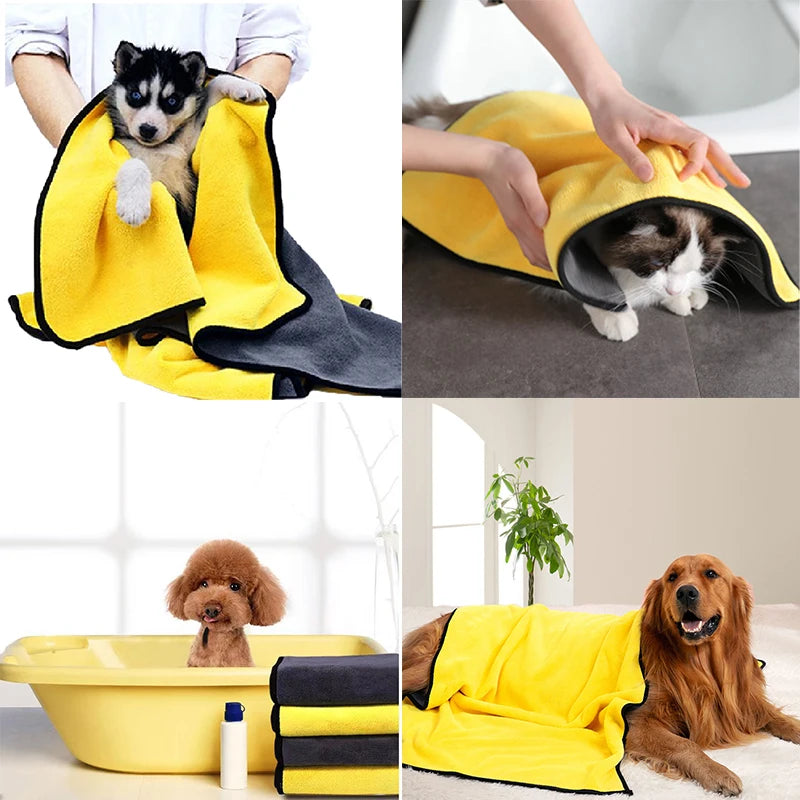 Quick-drying Pet Dog and Cat Towel