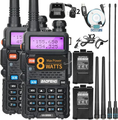 Walkie-talkie triple potencia UV-5R 8W