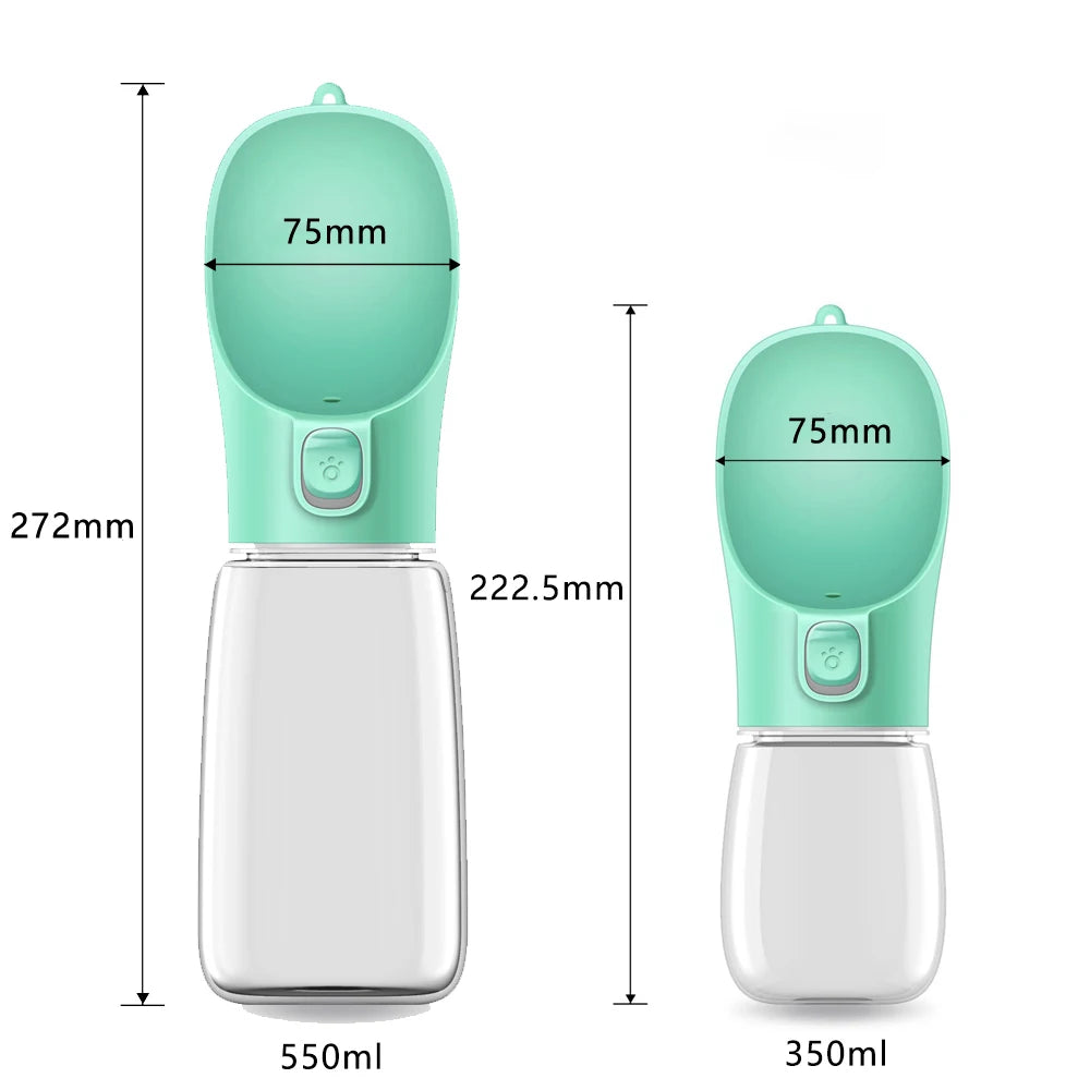 زجاجة مياه محمولة للكلاب
