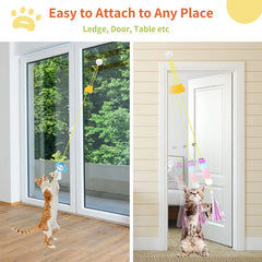 Hanging Door Rope Teasing Cat Toy