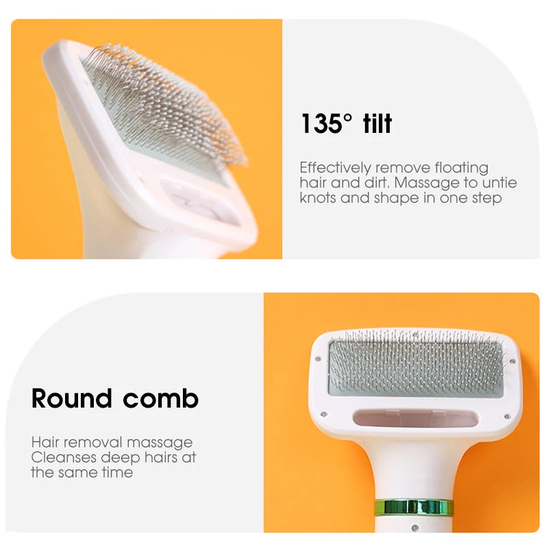 Pet Hair Dryer with Slicker Brush