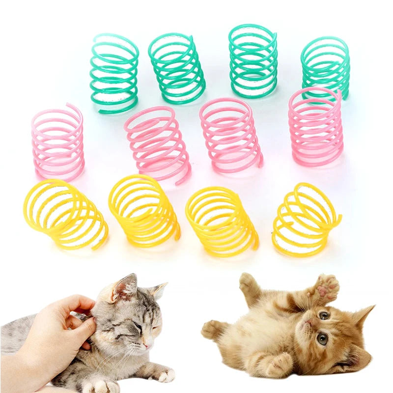 Kitten Coil Spiral Springs Cat Toys