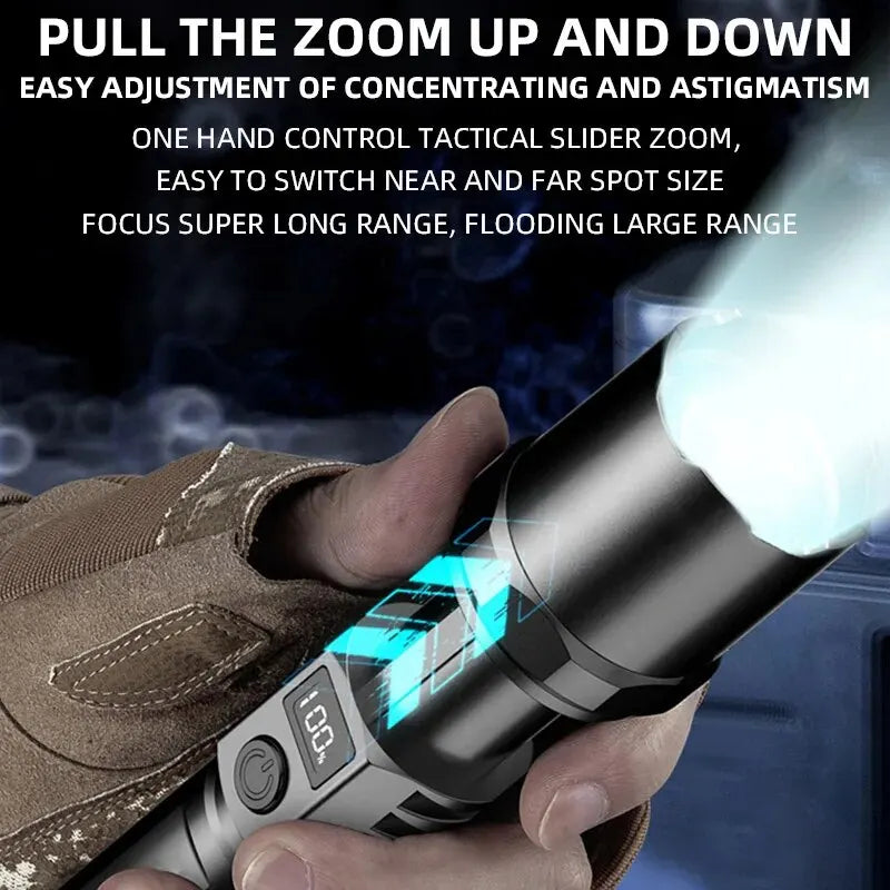 Multi-Functional Outdoor Strong Flashlight