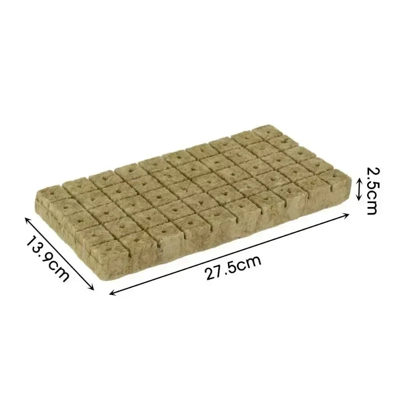 Stonewool Hydroponic Grow Media Cubes