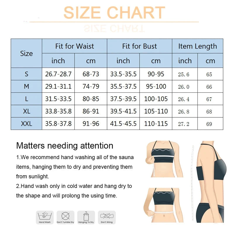 Women Sauna Body Shaper Suit