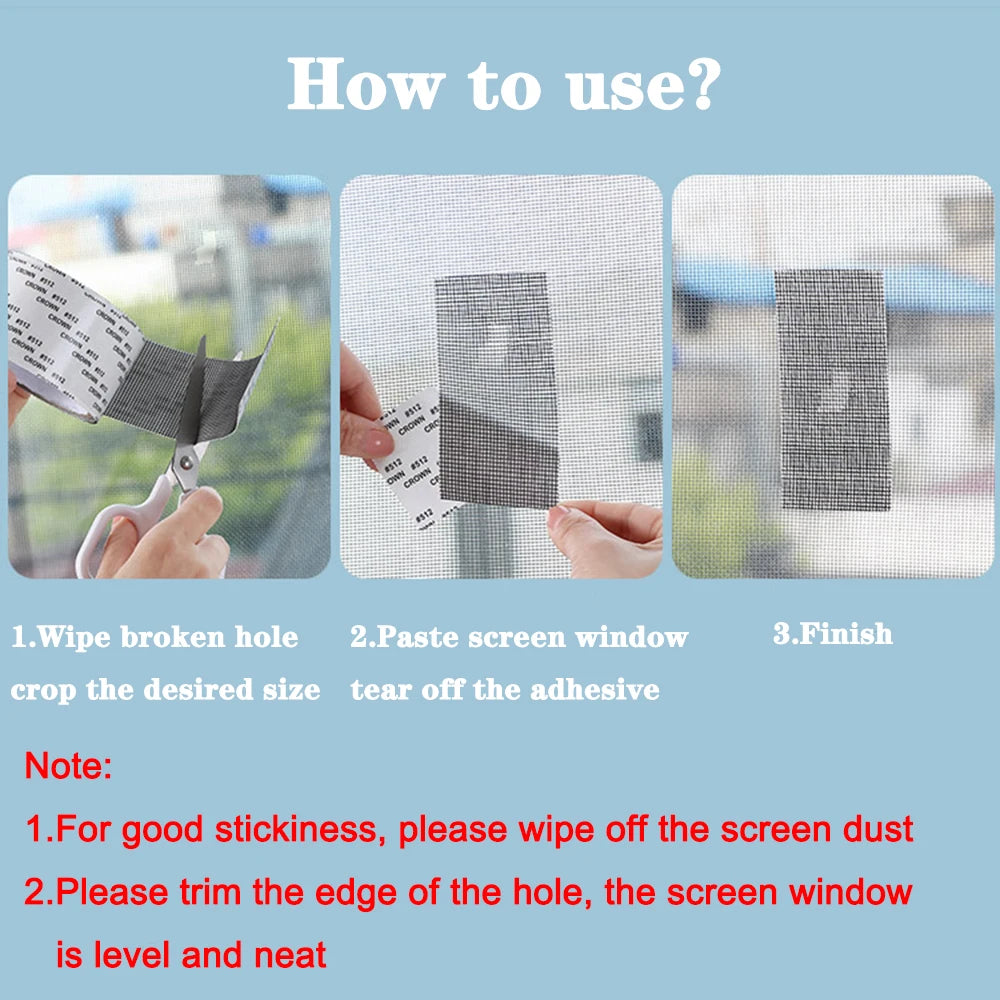 Waterproof Window Screen Repair Tape