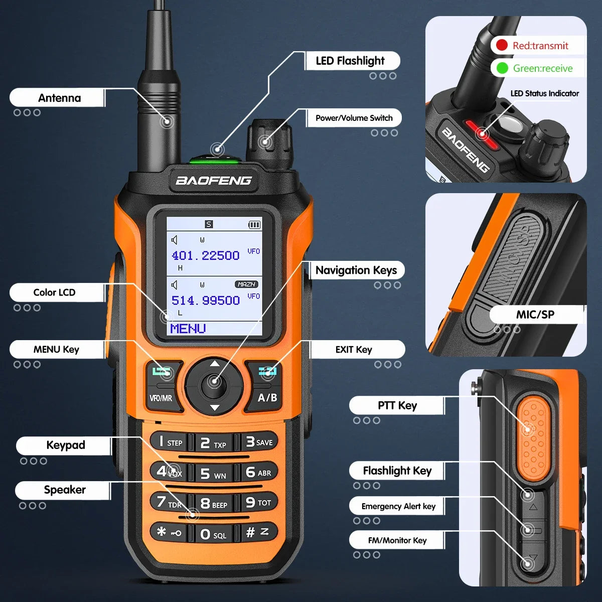 UV-21 Pro 10W Walkie-Talkie