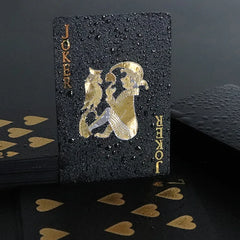 Black Playing Game Cards