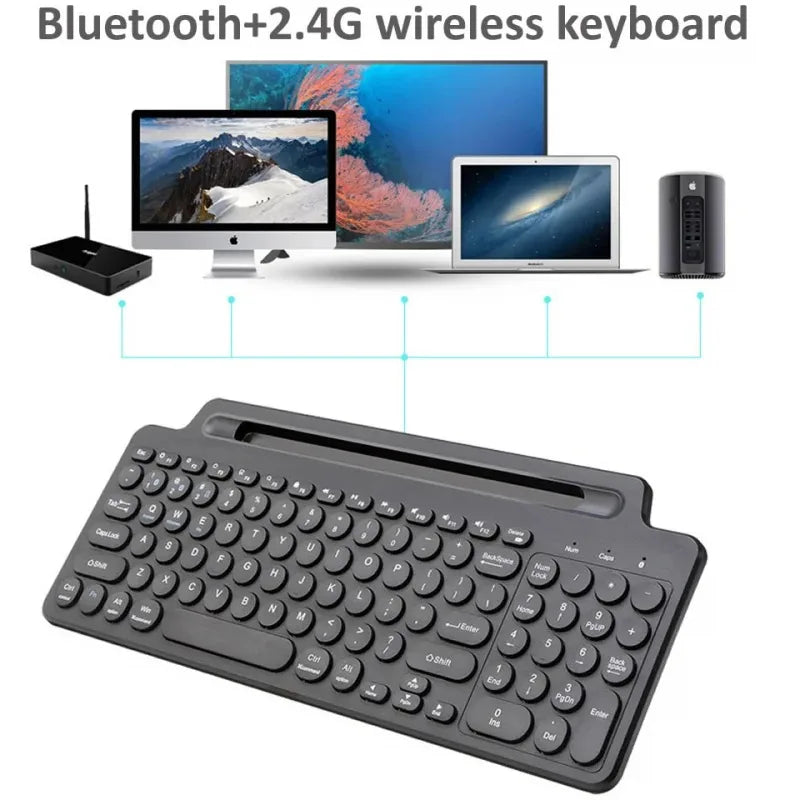 Teclado inalámbrico 2.4G con panel táctil