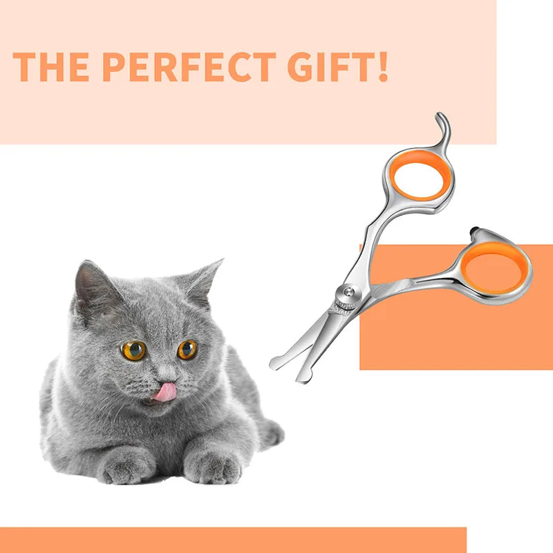 Stainless Steel Pet Hair Cutting Scissor