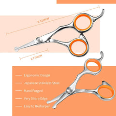 Stainless Steel Pet Hair Cutting Scissor