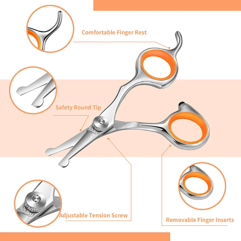 Stainless Steel Pet Hair Cutting Scissor