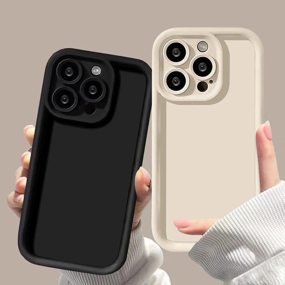 Luxury Shockproof Silicone iPhone Case