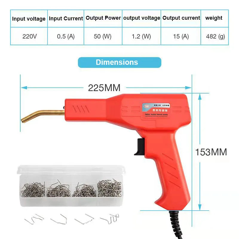 Hot Stapler Plastic Welder Gun