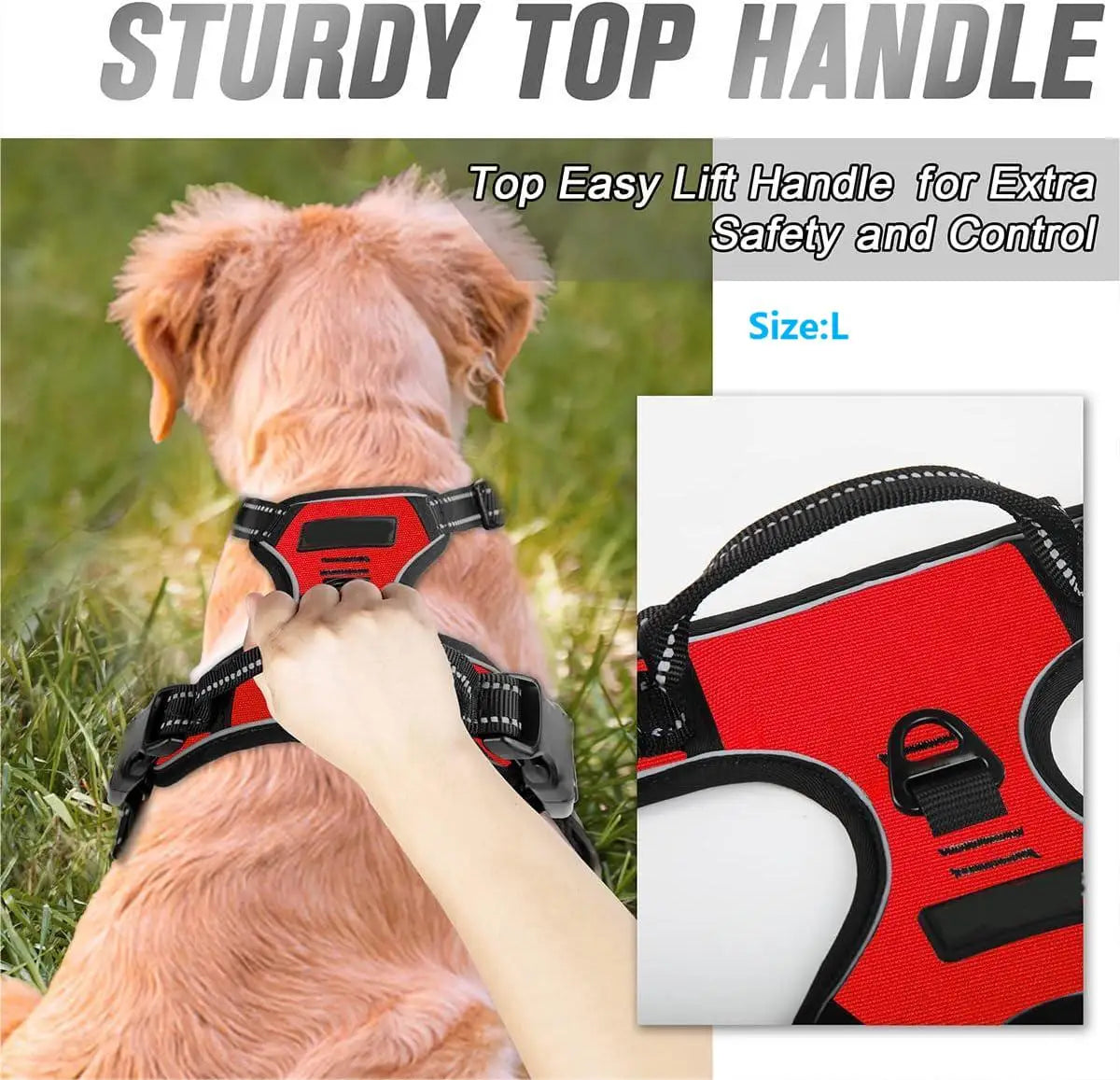 No Pull Heavy Duty Dog Harness