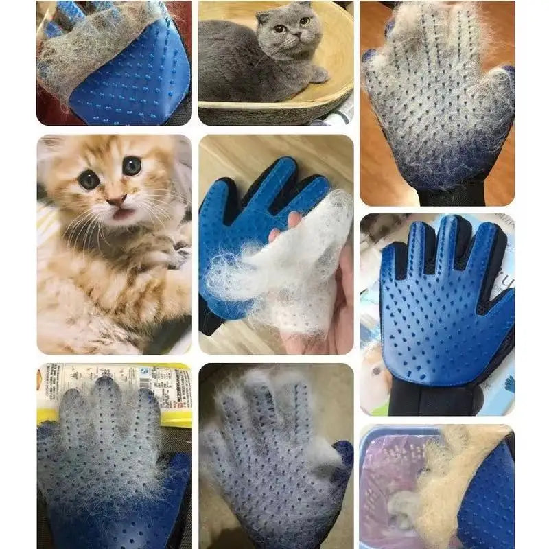 Rubber Pet Grooming Glove