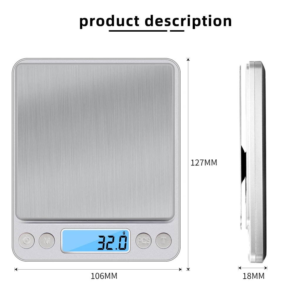 ميزان إلكتروني بشاشة LCD