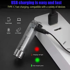 Rechargeable Mini Keychain Flashlight