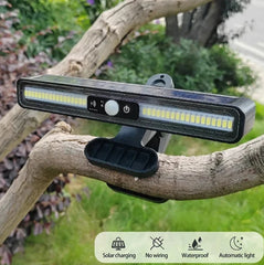 Lámpara Solar de pared 36LED, Sensor de movimiento al aire libre, lámpara Led Solar impermeable con Clip para valla de jardín, iluminación Solar decorativa de paisaje