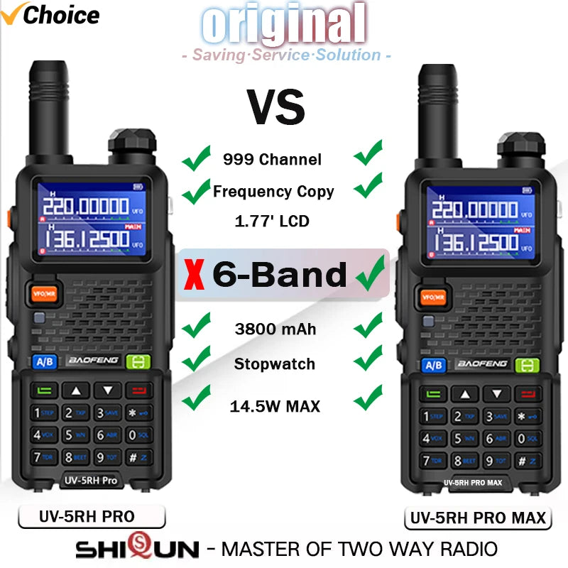 UV-5RH Pro Max Walkie-Talkie