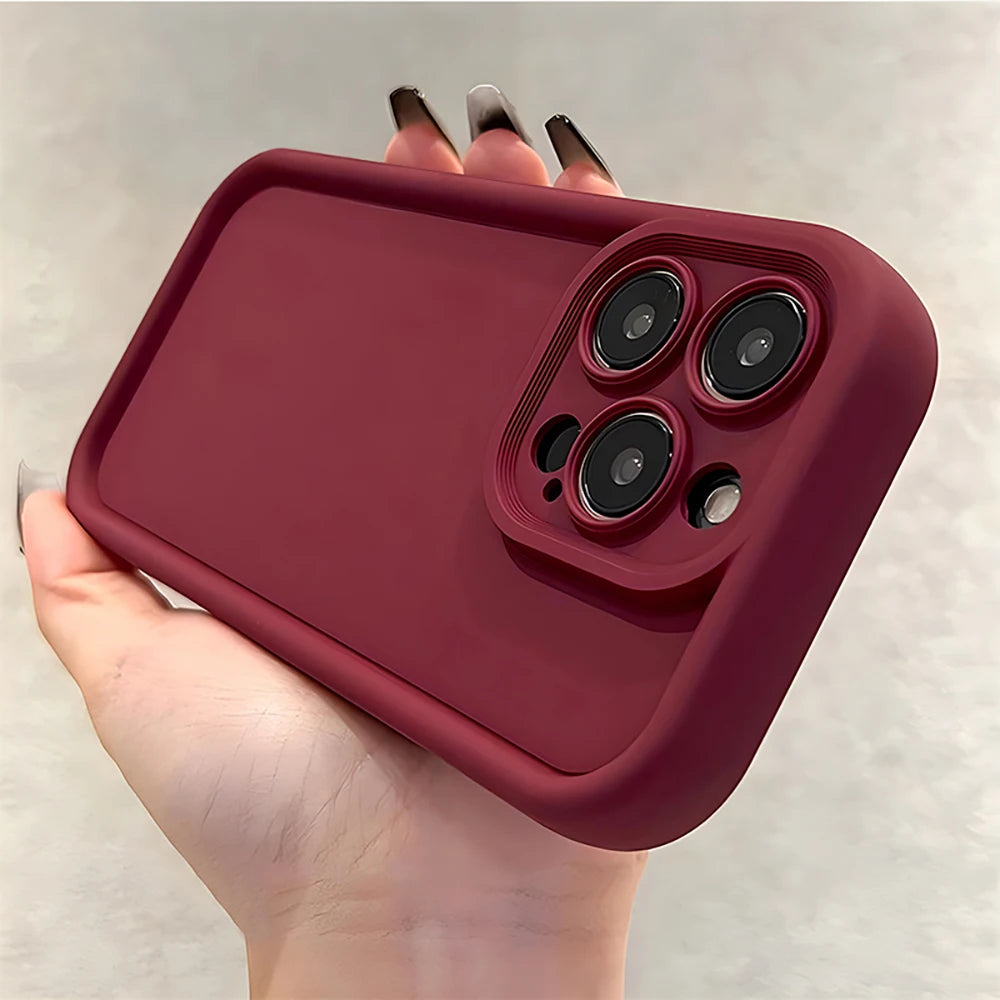 Luxury Shockproof Silicone iPhone Case