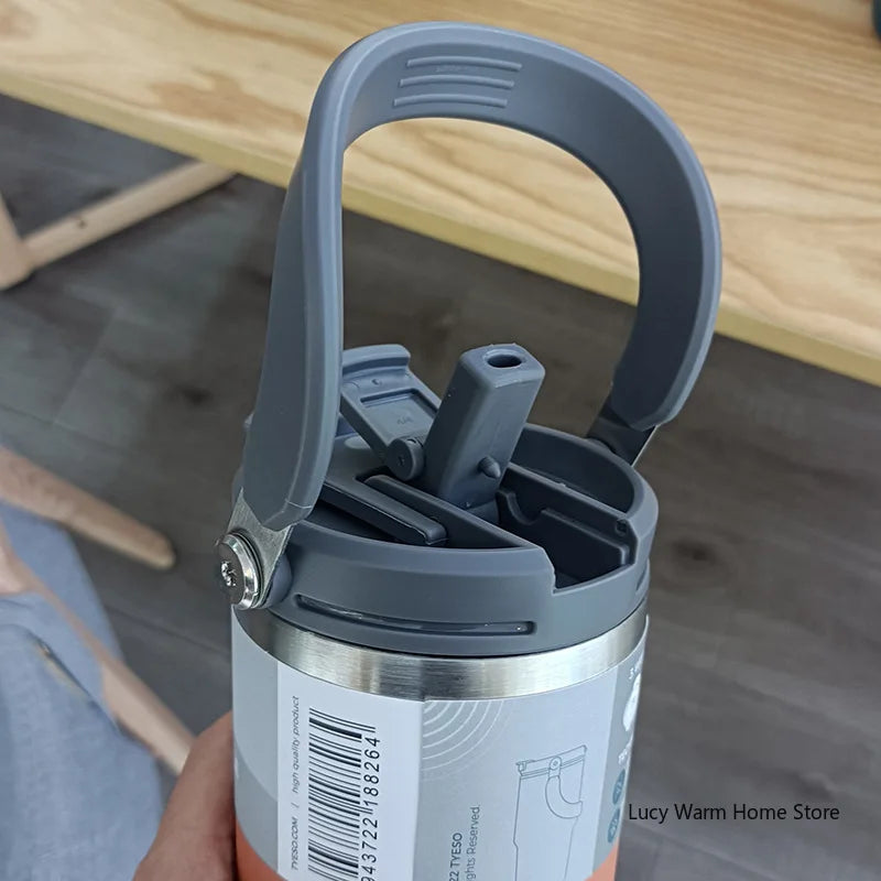 Stainless Steel Double-layer Thermos Bottle