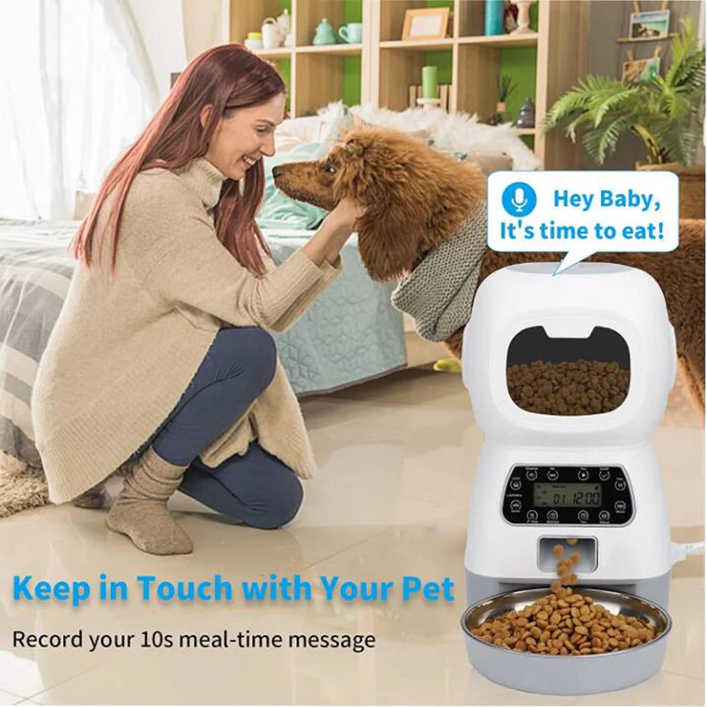 Automatic Pet Feeder and Dry Food Dispenser