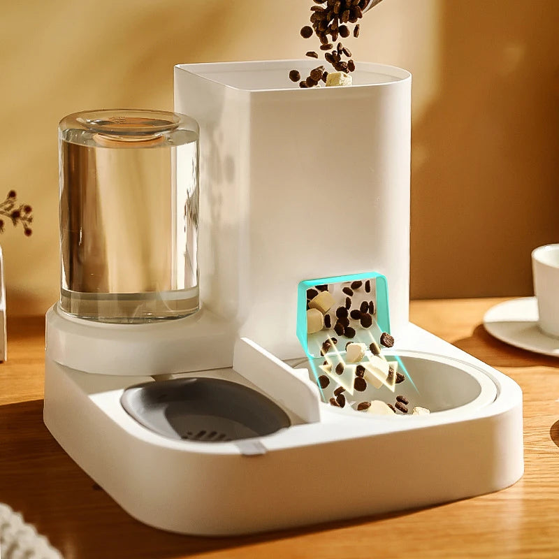 Pet Cat Automatic Feeder with Water Dispenser