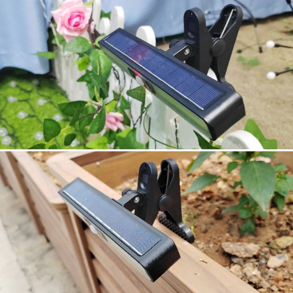 Lámpara Solar de pared 36LED, Sensor de movimiento al aire libre, lámpara Led Solar impermeable con Clip para valla de jardín, iluminación Solar decorativa de paisaje