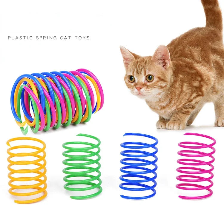 Kitten Coil Spiral Springs Cat Toys