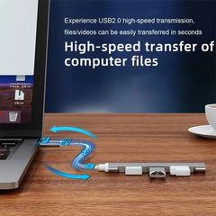 محور 4 منافذ USB 3.0