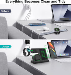 3-in-1 Wireless Charger Stand Dock