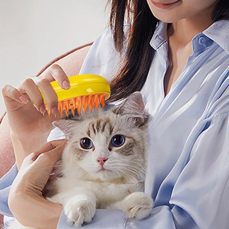 Pet Electric Steam Brush