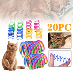 Kitten Coil Spiral Springs Cat Toys