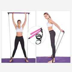 Exercise Bar Kit with Resistance Band