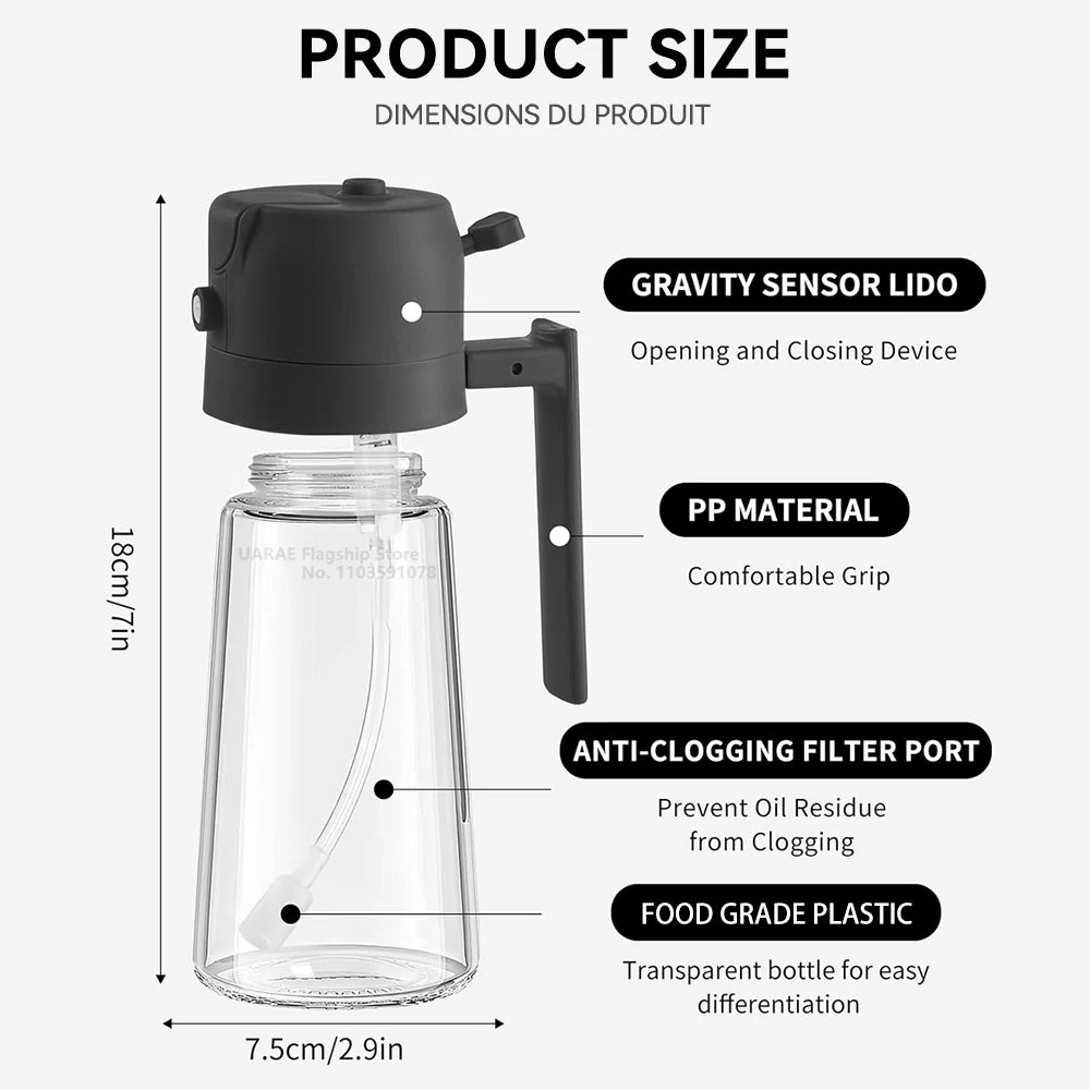 2-in-1 Oil Sprayer & Pourer 