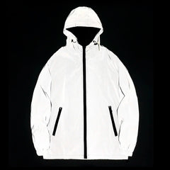 Men's Reflective Hooded Jacket