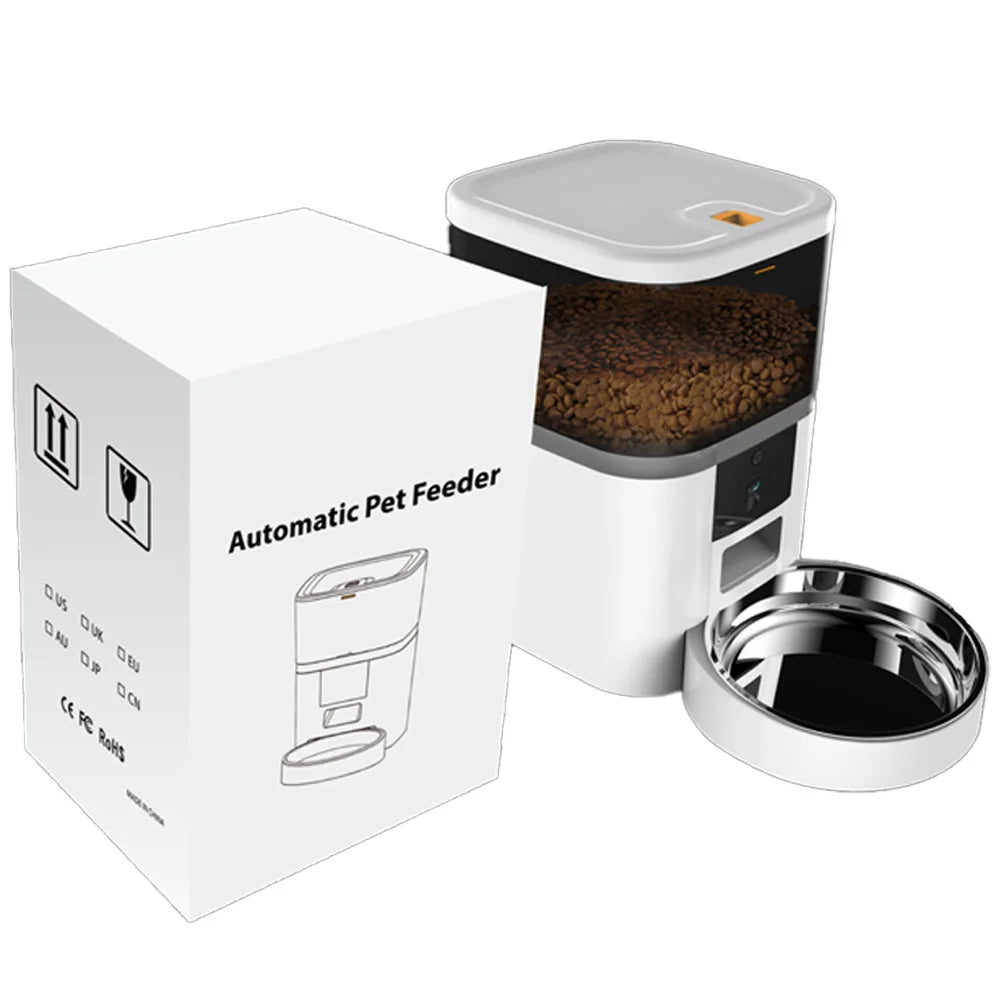 4L Capacity Smart Pet Feeder With Camera