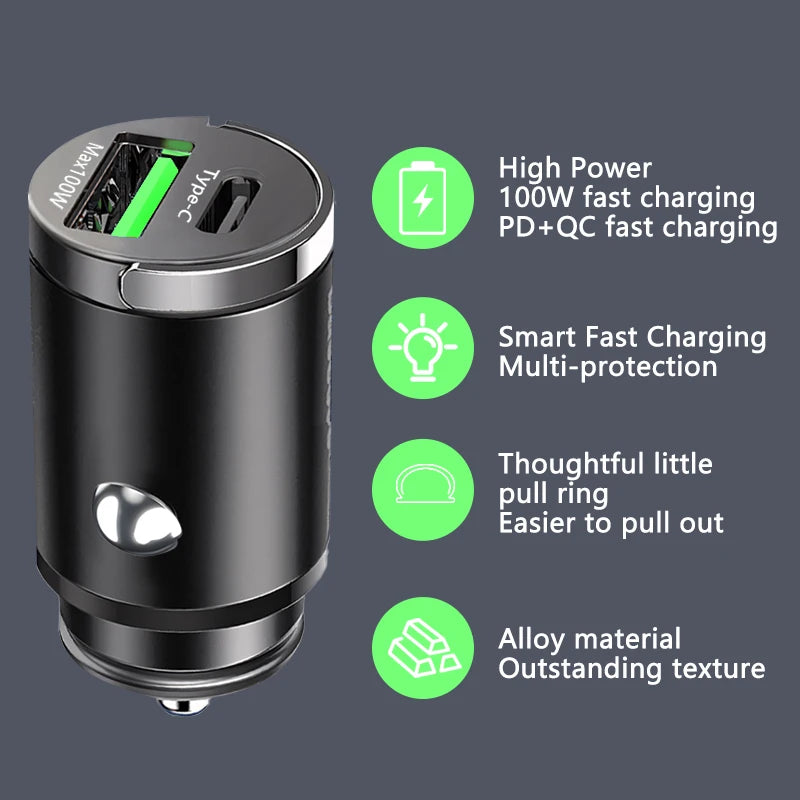 Fast Charging Car Phone Charger 