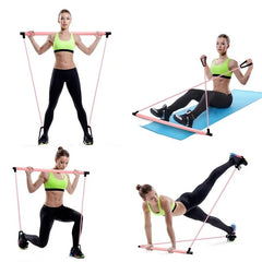 Exercise Bar Kit with Resistance Band