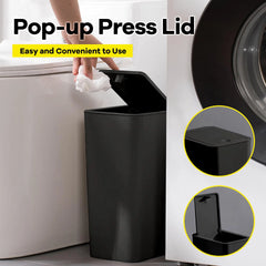 Bathroom Trash Can 10L