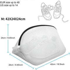 Mesh Laundry Shoe Bag with Zips