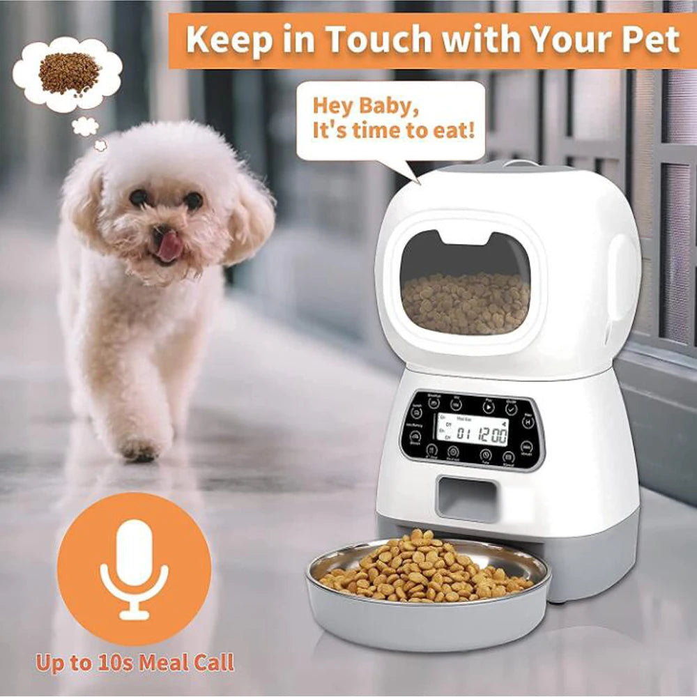 Automatic Pet Feeder and Dry Food Dispenser