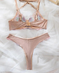 Sexy Pink Lingerie Set sitodo