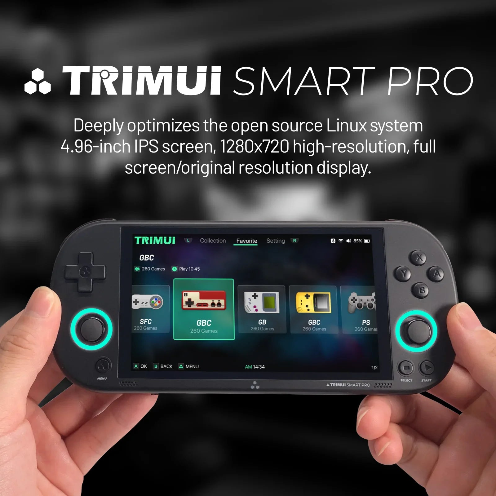 Consola de juegos portátil Smart Pro