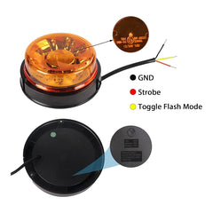 12/24v LED Rotating Flash Light