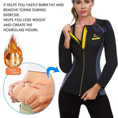 Slimming Body Shaper Sauna Jacket - Sitodo