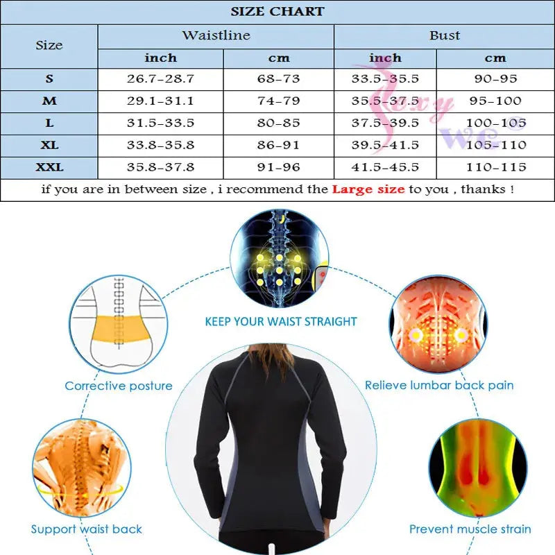 Slimming Body Shaper Sauna Jacket - Sitodo